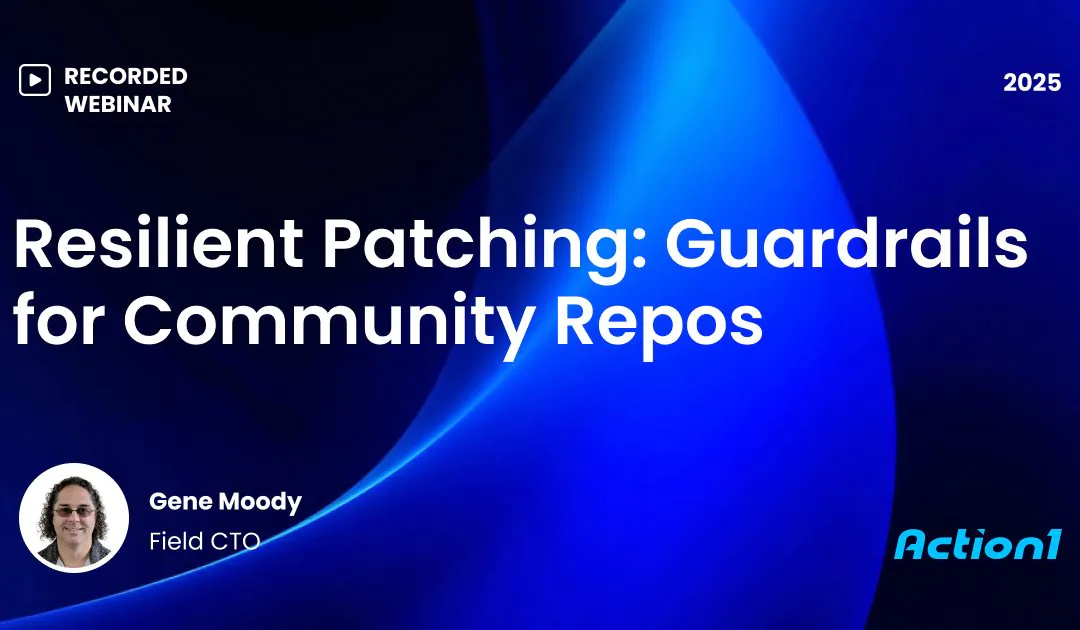 Resilient Patching: Guardrails for Community Repos Recording