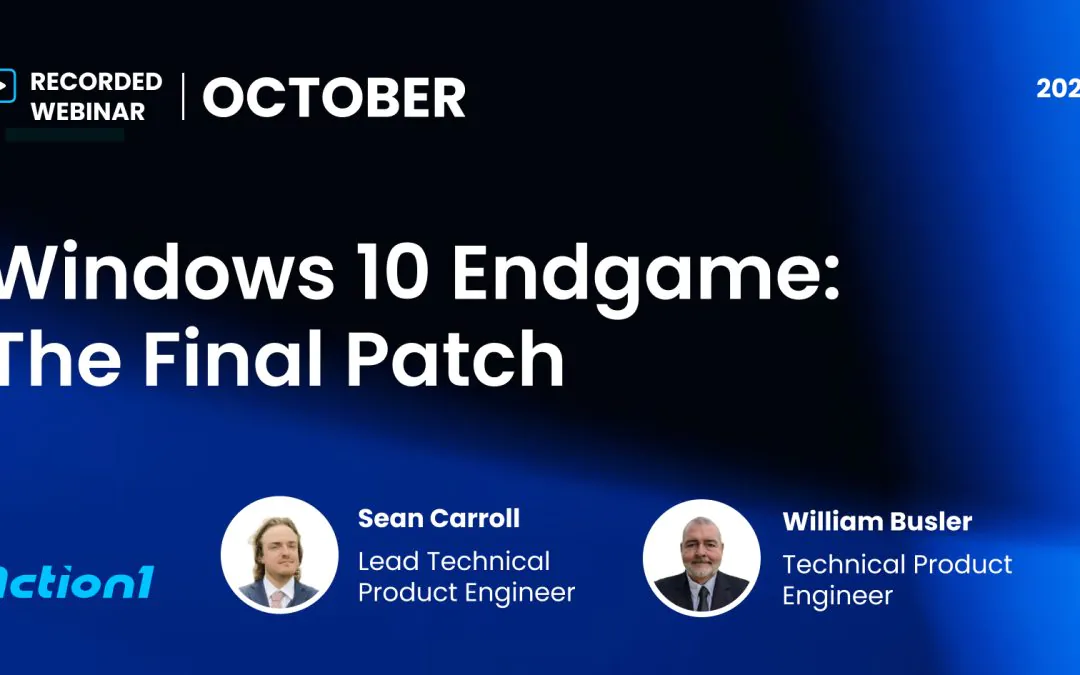 Windows 10 Endgame: The Final Patch Recording