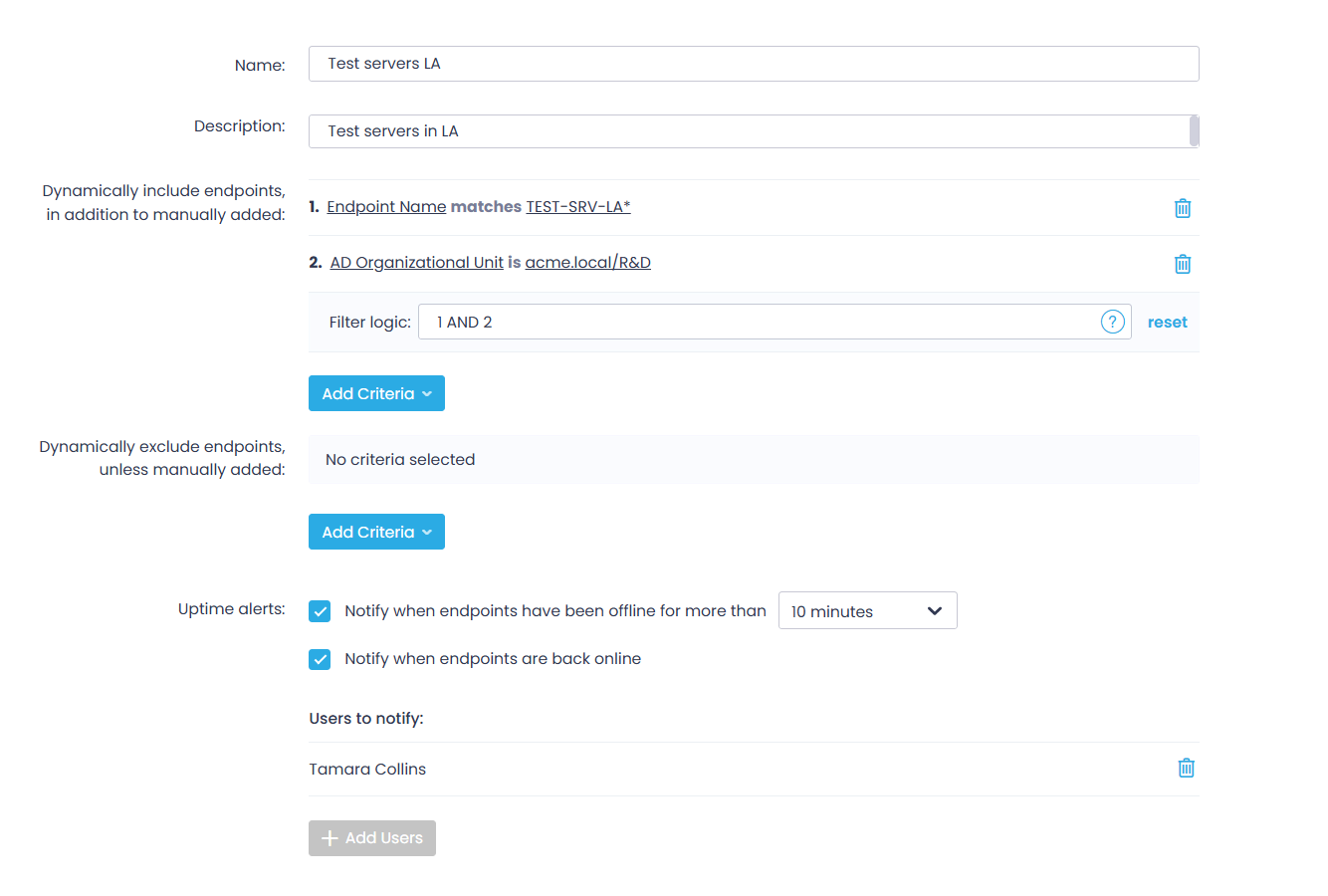 Creating a new group