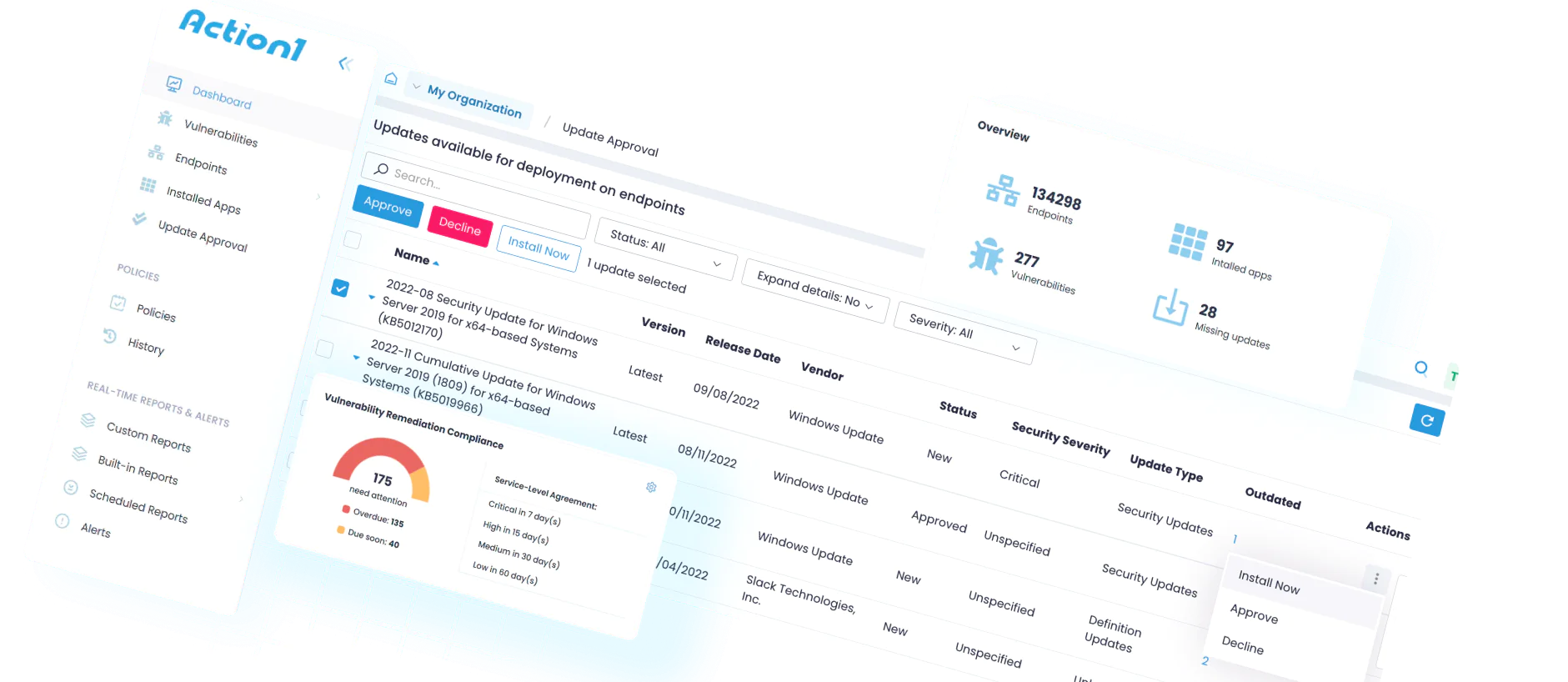 Full feature list background