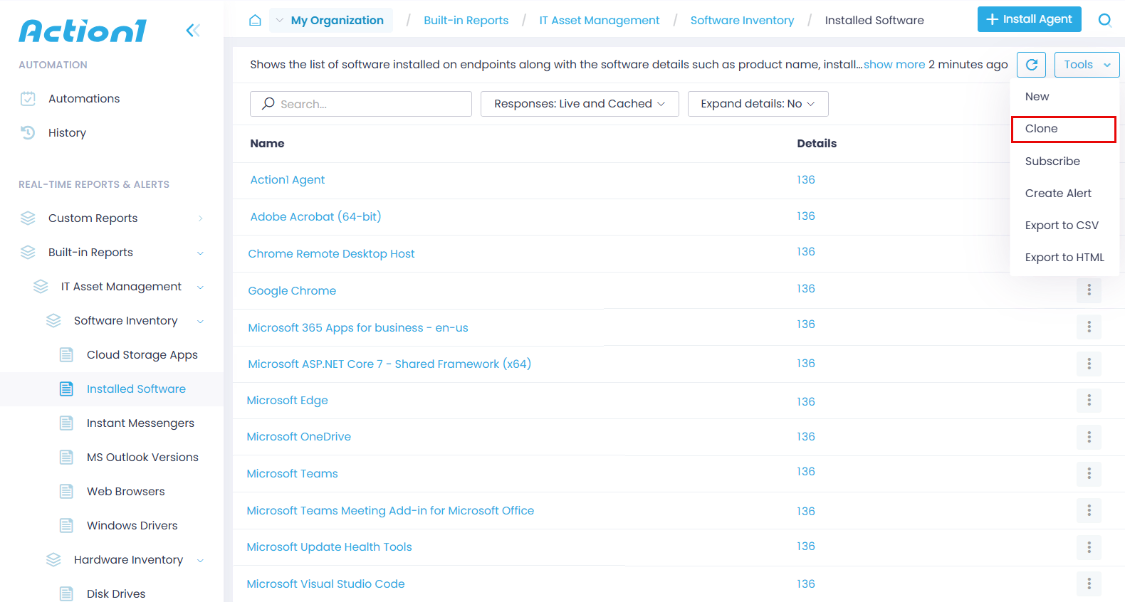 Endpoints view and General tab expanded