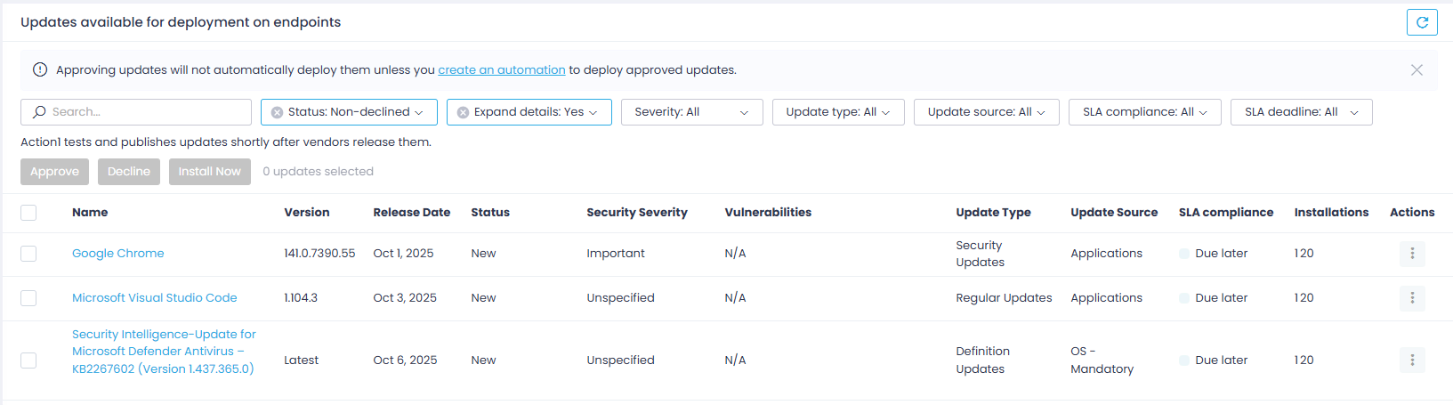 updates-to-deploy Approval status