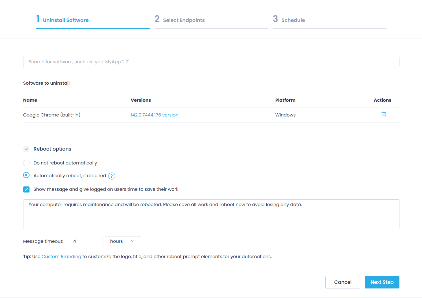 step1 Creating a new package
