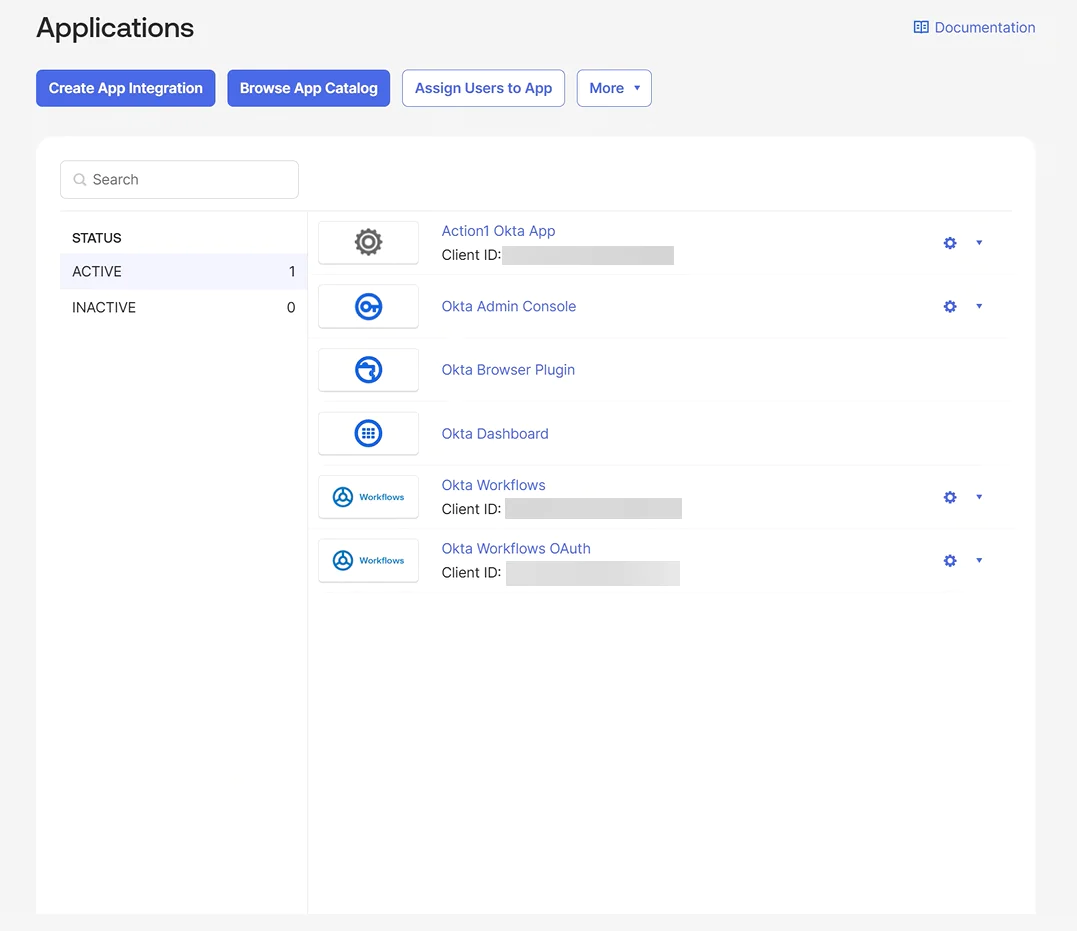 create_app_integration Create a new app integration in Okta using the wizard.