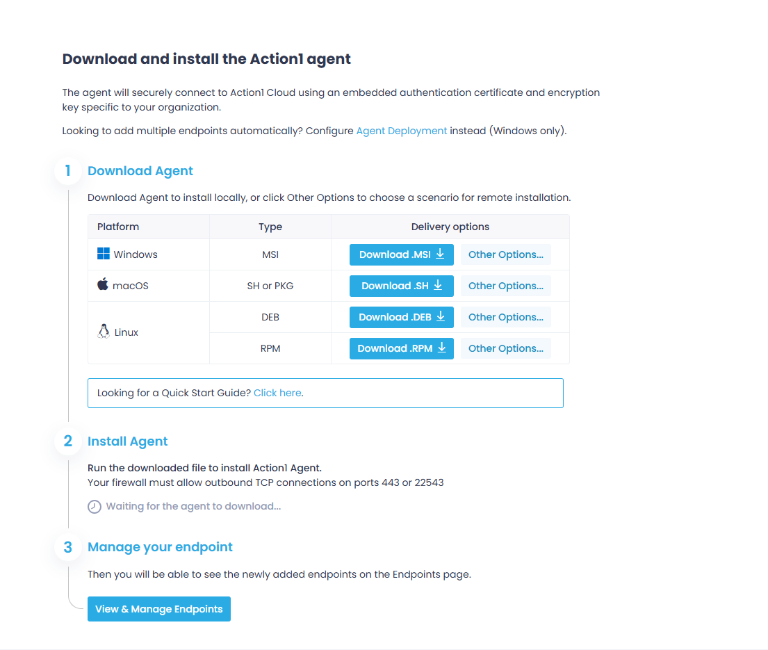 Download the right one for your Linux distribution