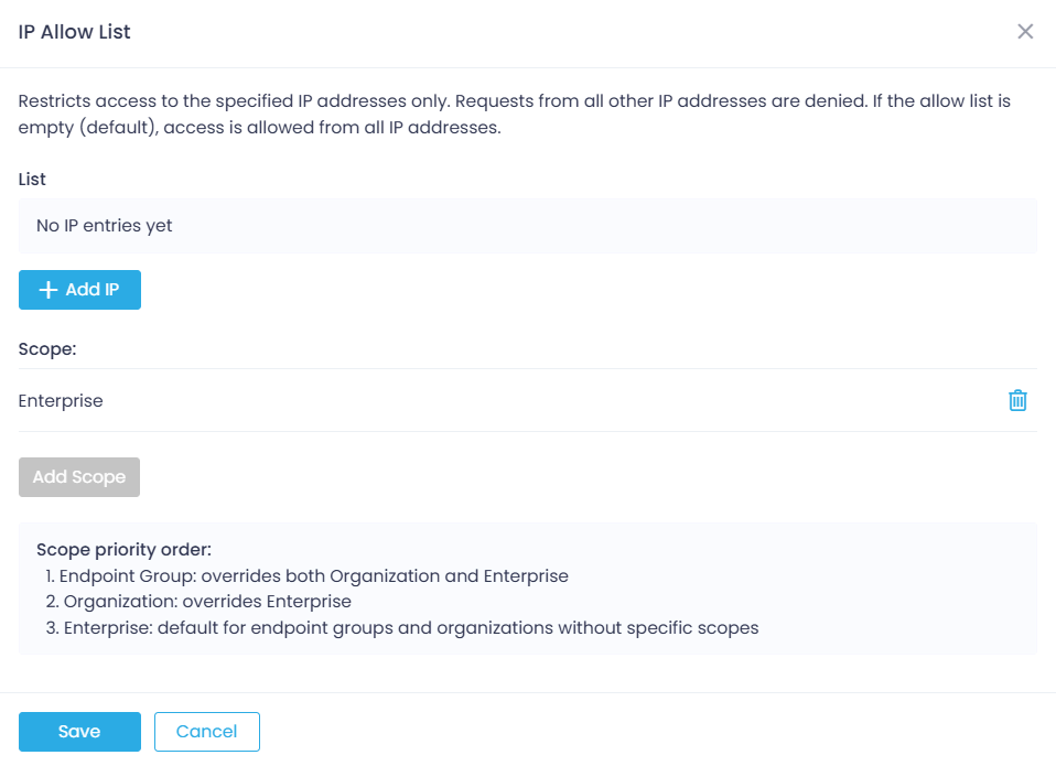 ip-allow-list Setting up the IP Allow List to restrict access to Action1.