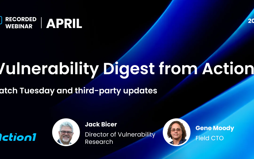 April 2026 Vulnerability Digest Recording