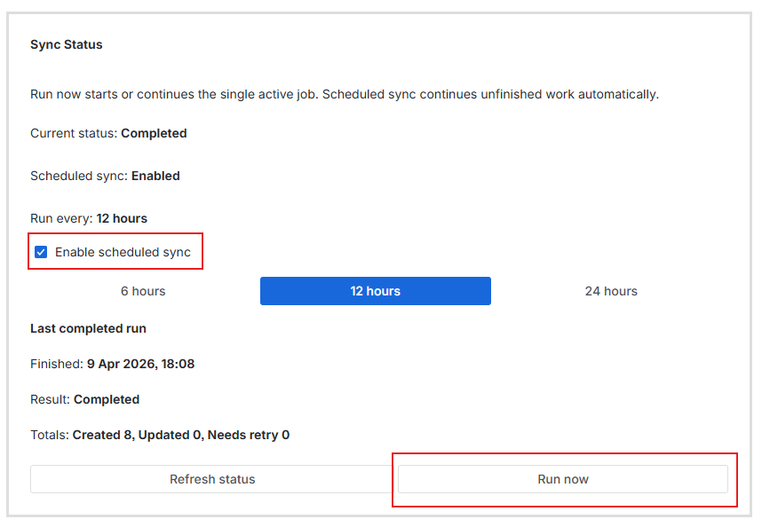run-sync Select Office apps.