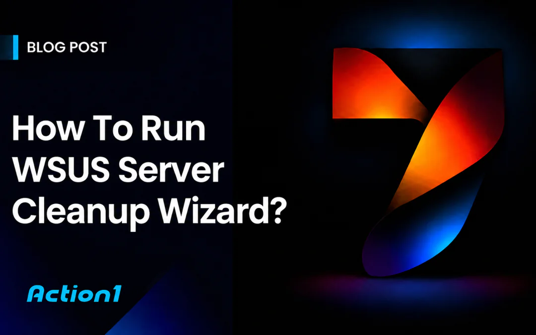 How to Run WSUS Server Cleanup Wizard?