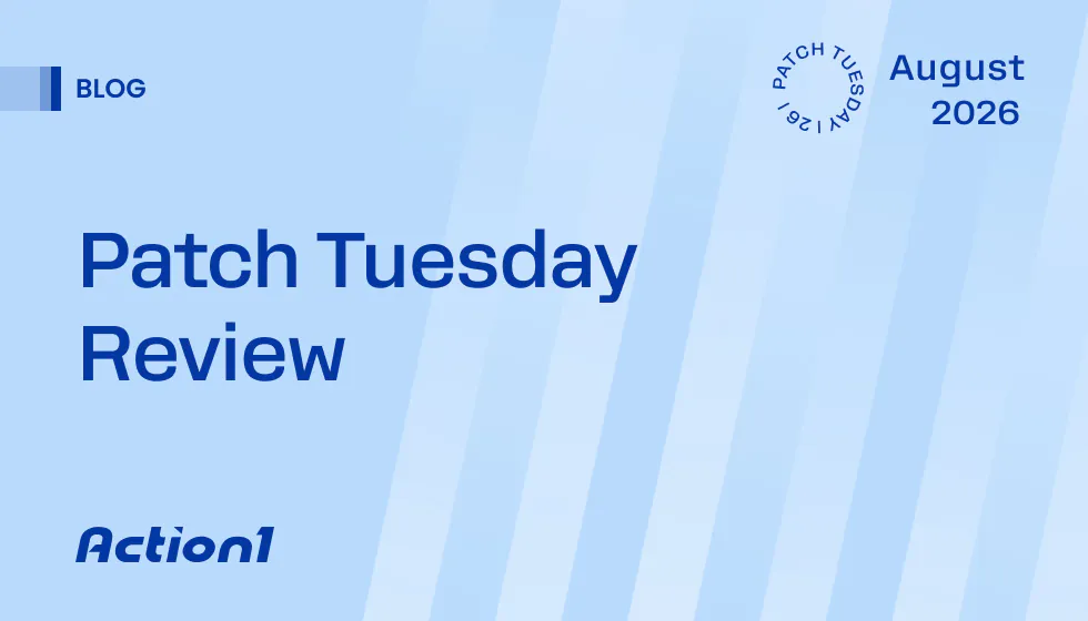 Patch Tuesday August 2026